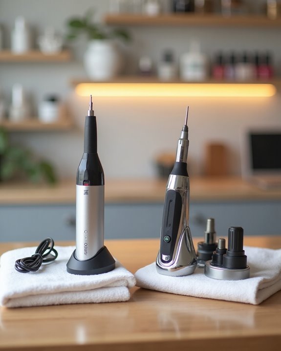 comparing portable versus salon grade