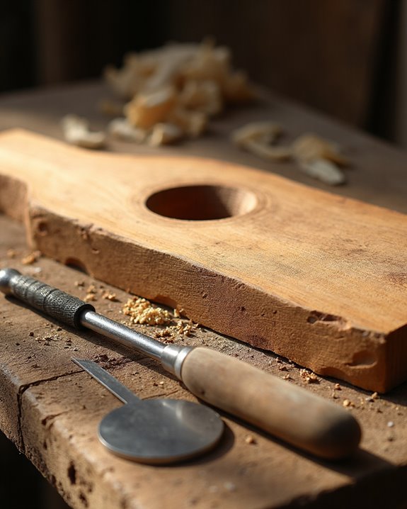 enlarging holes with hand tools