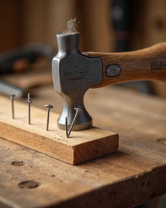 precise nail placement technique