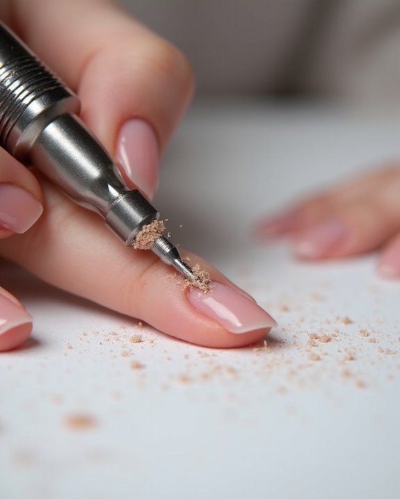 refining natural nails precisely