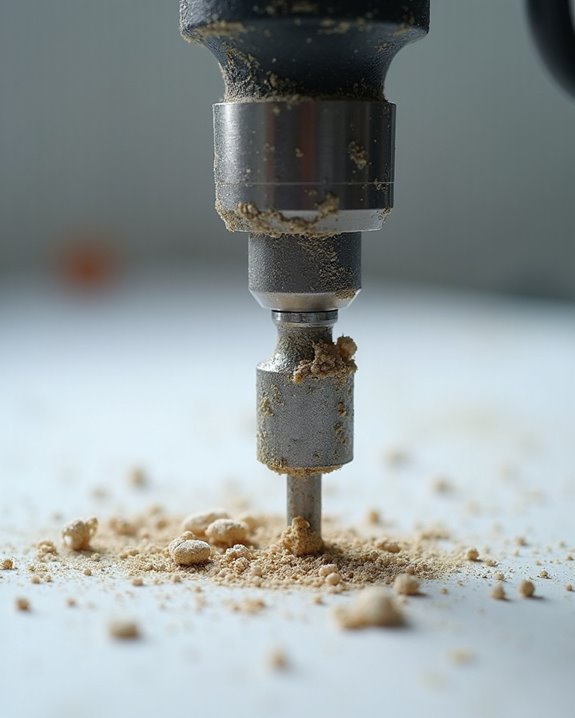 safely clean nail drill