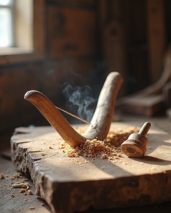traditional bow drill friction